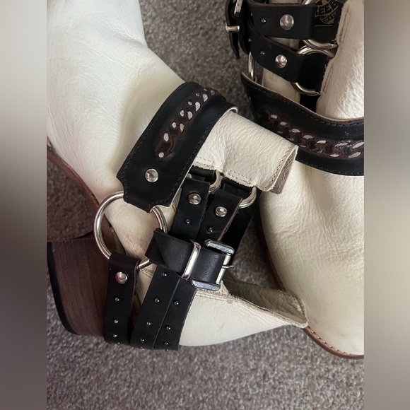 Freebird by Steven Cream and Brown Ankle Boots - Picture 3 of 12